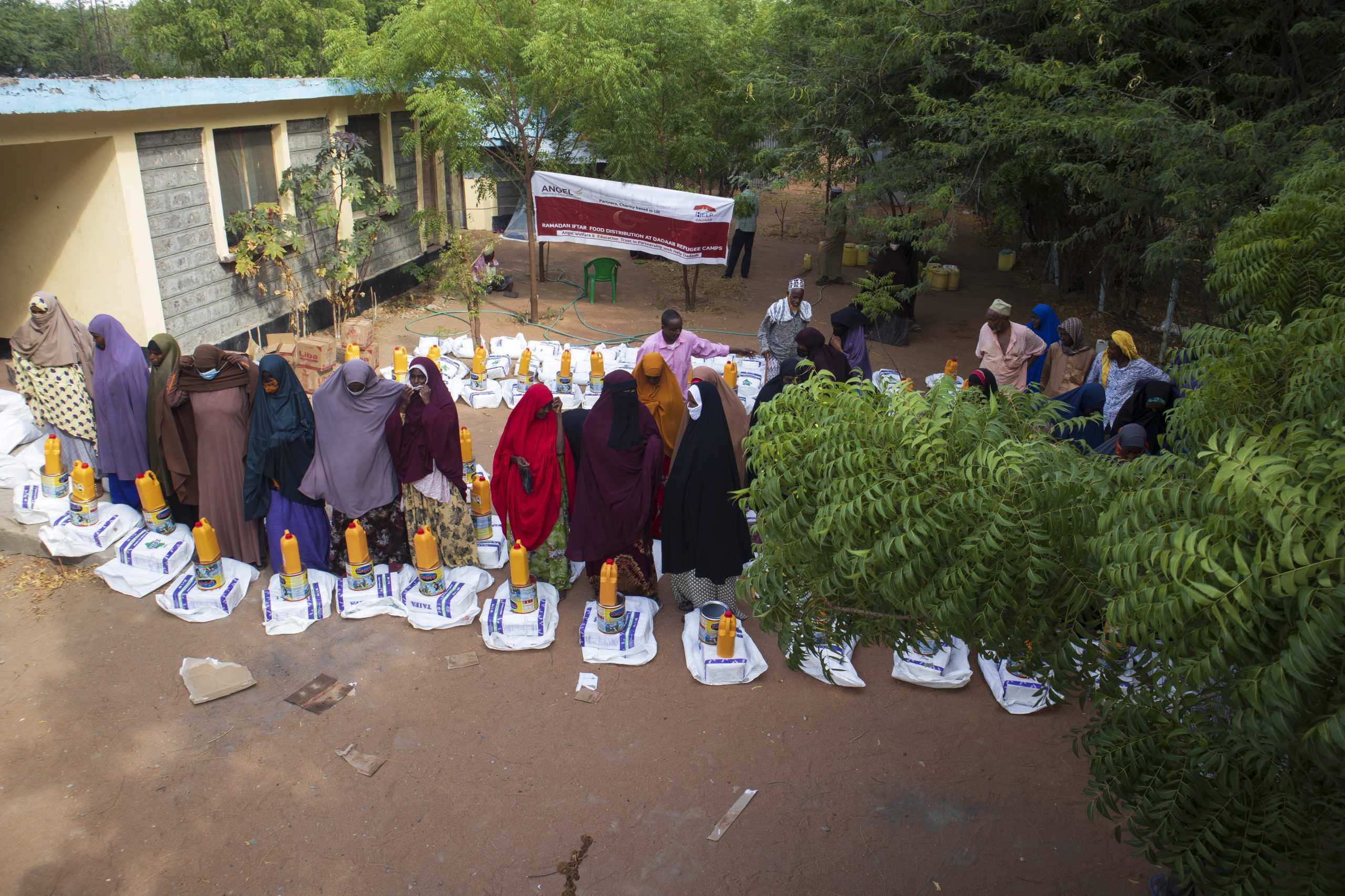 RAMADAN IFTAR FOOD DISTRIBUTION AT  DADAAB CAMPS